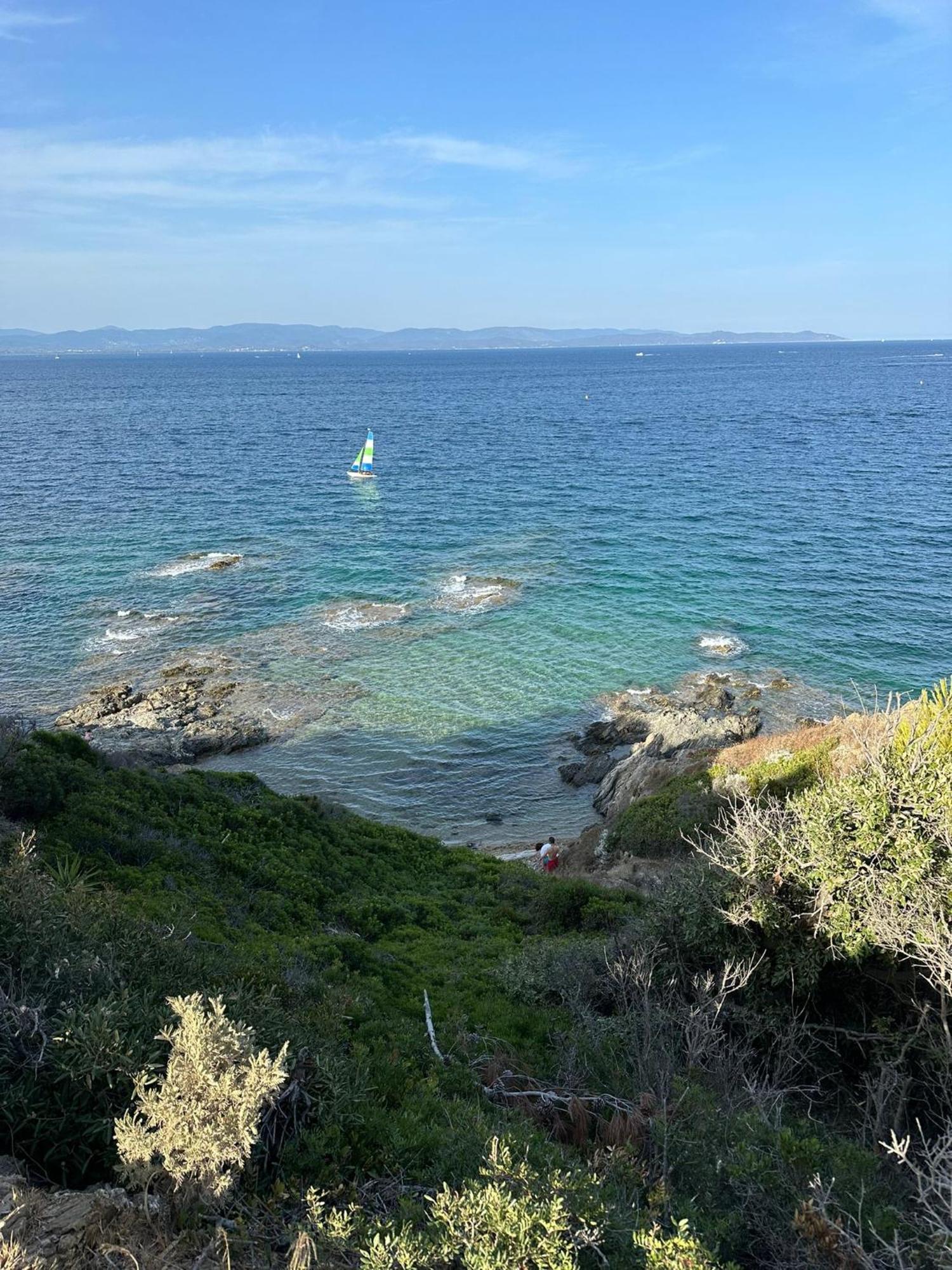 L'Instant Plage - Vue Mer - Bord De Plage - La Capte - Cote D'Azur 히에레 외부 사진